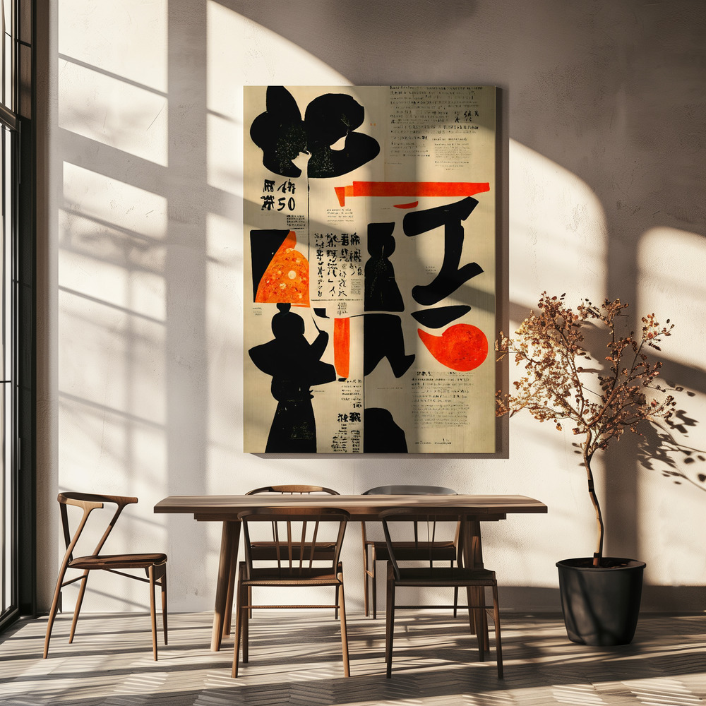 Canvas print - KioKio over dining table