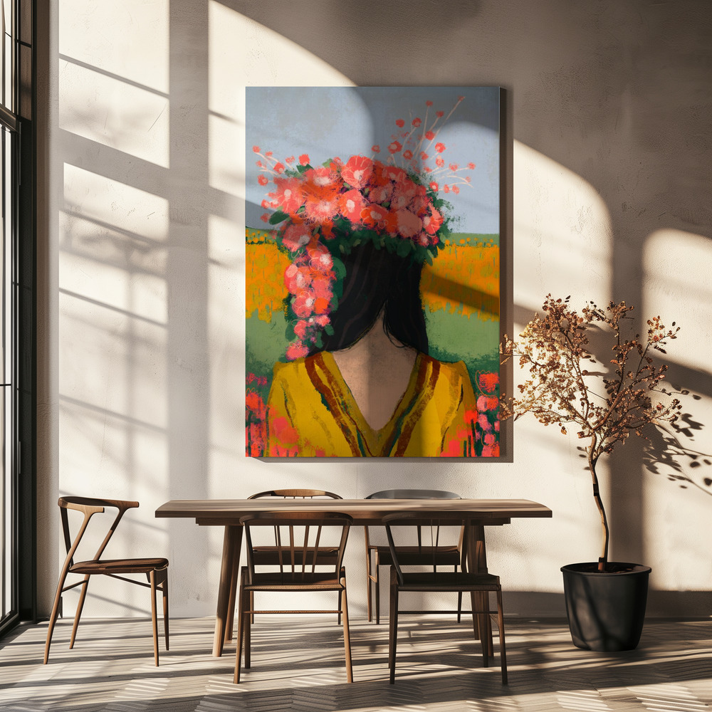 Canvas print - Like The First Day over dining table