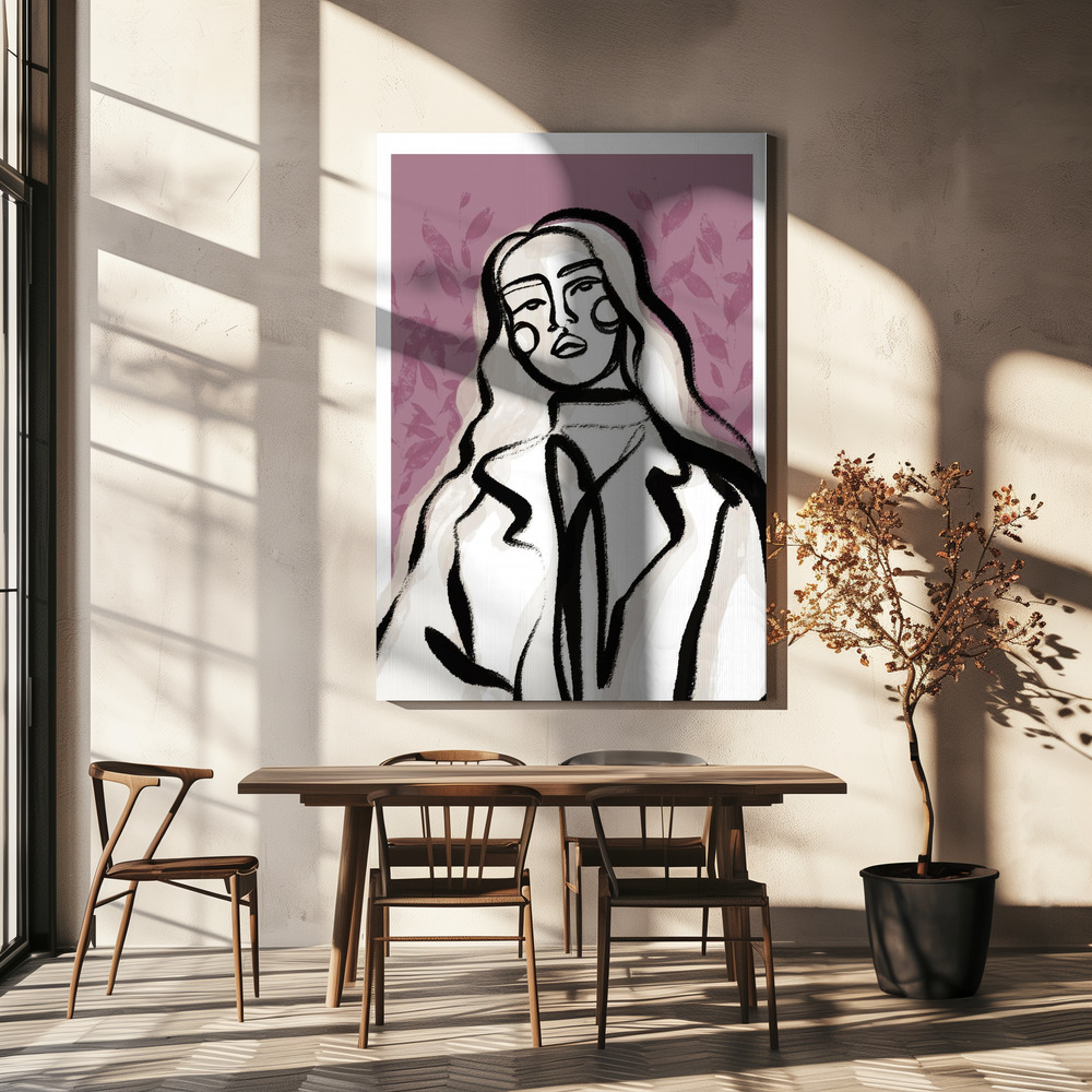 Canvas print - My Way over dining table