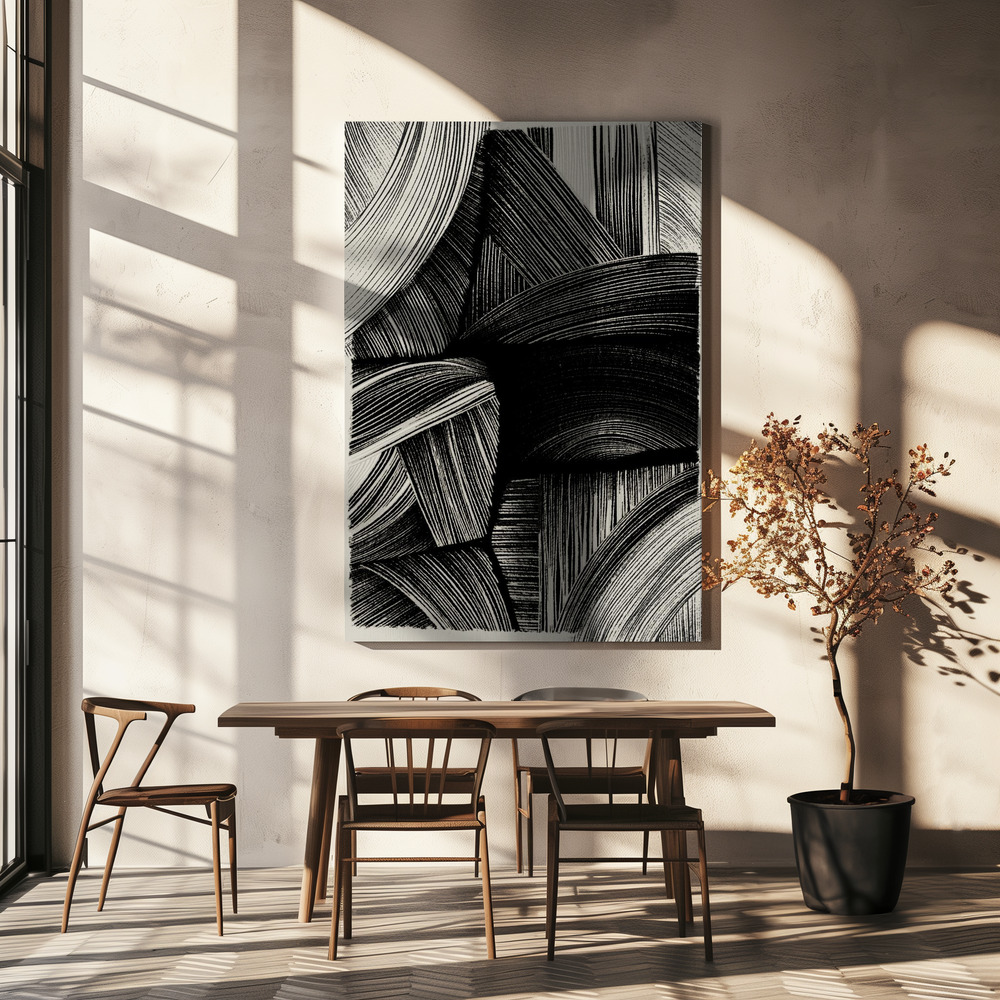 Canvas print - Straw No 1 over dining table