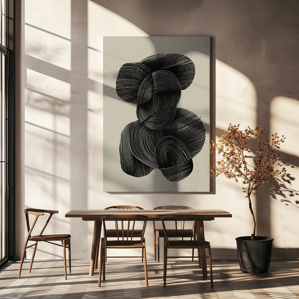 Canvas print - Straw No 2 over dining table