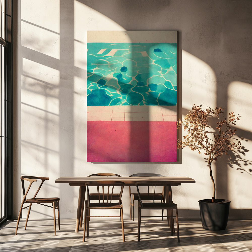 Canvas print - Swimming Pool over dining table