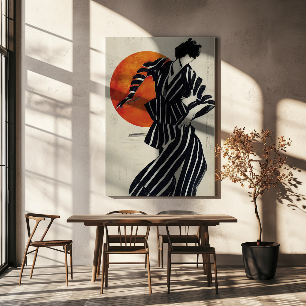 Canvas print - The Dancer over dining table
