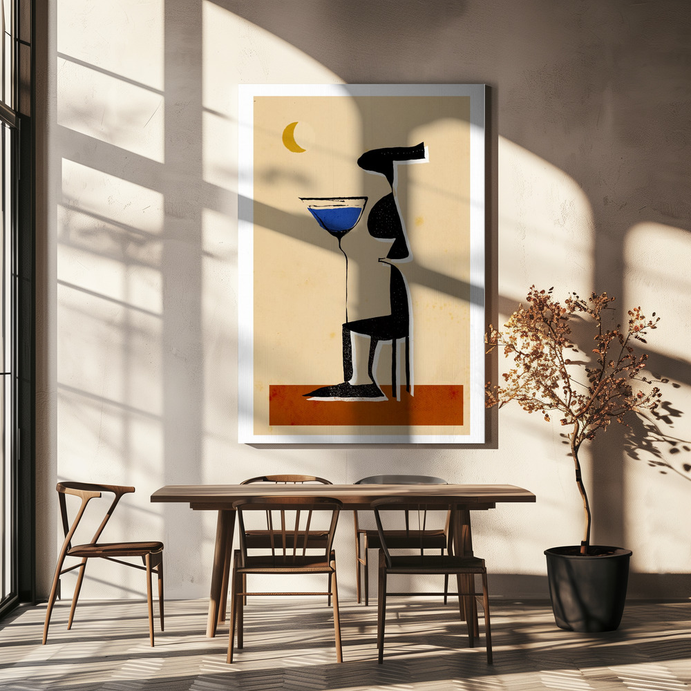 Canvas print - Le Monsieur over dining table