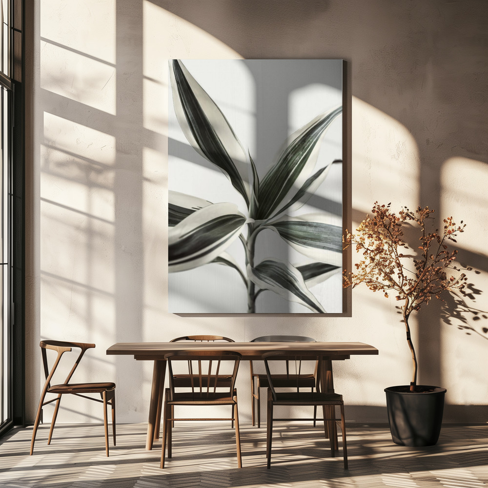 Canvas schilderi - Foliage boven eettafel