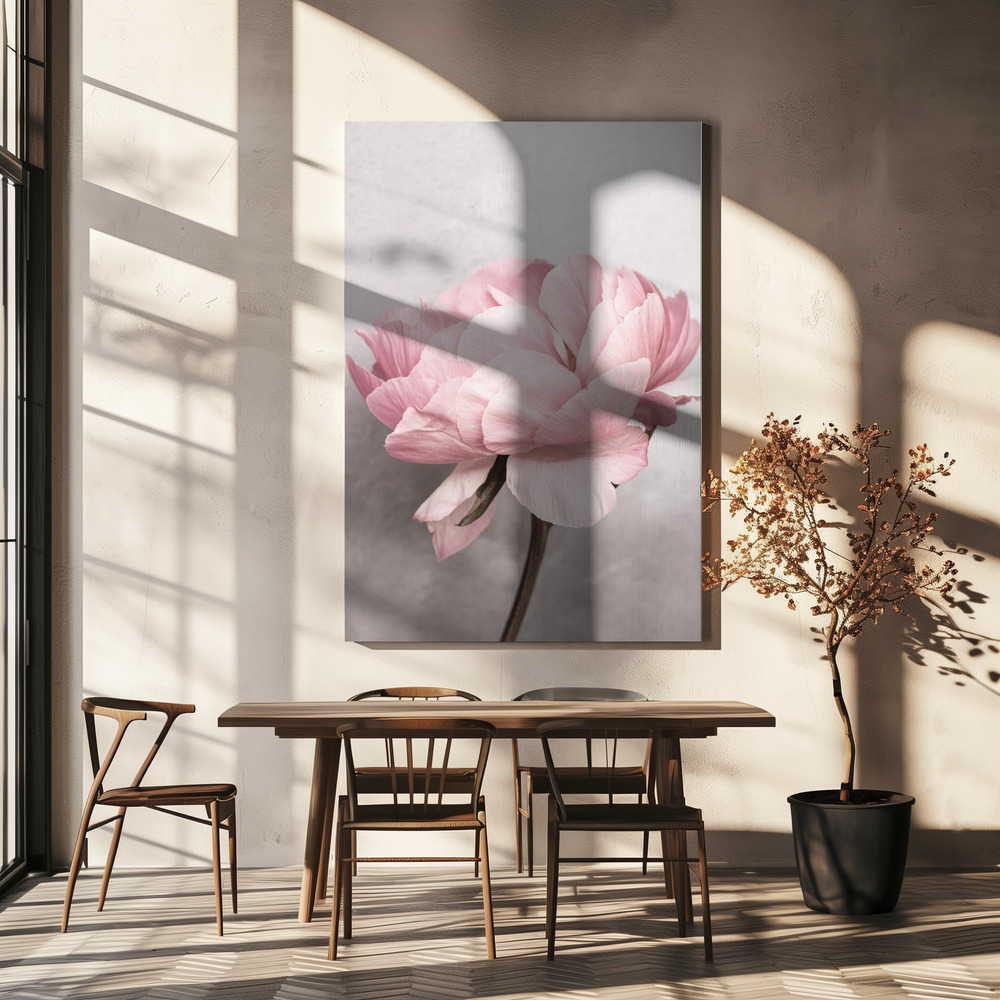 Canvas print - Peony over dining table