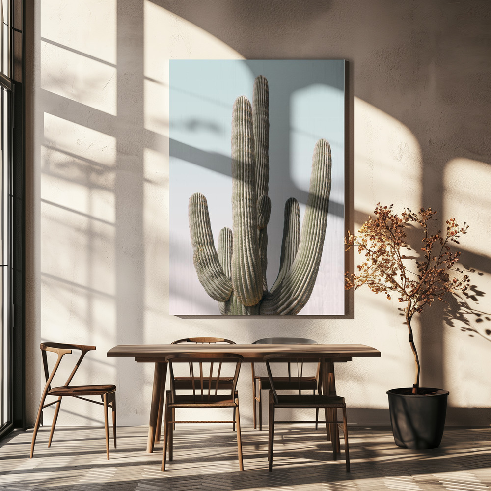 Stampe su tela - Saguaro sopra il tavolo da pranzo