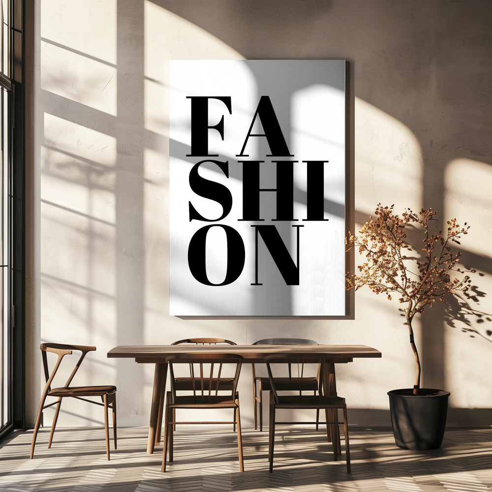 Stampe su tela - FASHION sopra il tavolo da pranzo