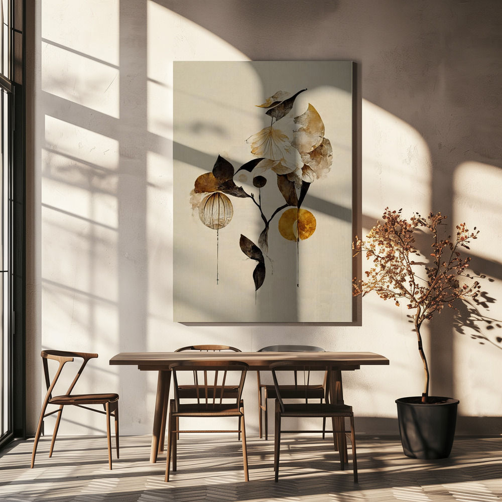 Canvas print - La Fragilitè over dining table