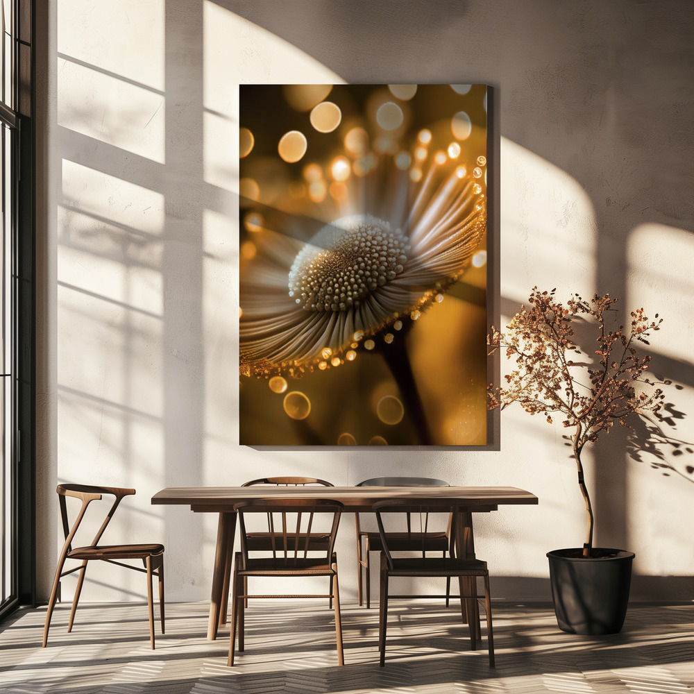Canvas print - Golden Hour over dining table