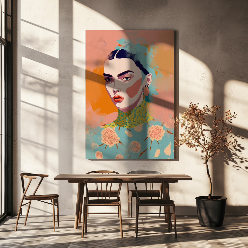 Canvas print - Fashion Moments over dining table
