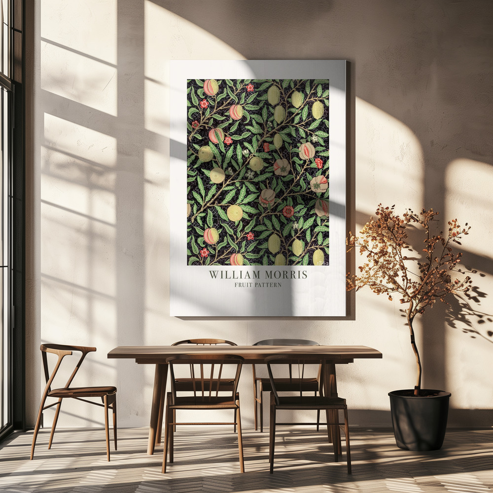 Lærred - Fruit Pattern over spisebordet