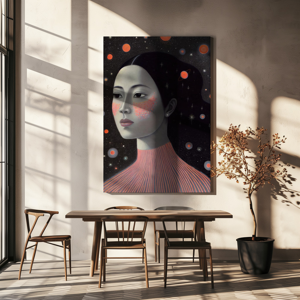 Canvas print - Devi over dining table
