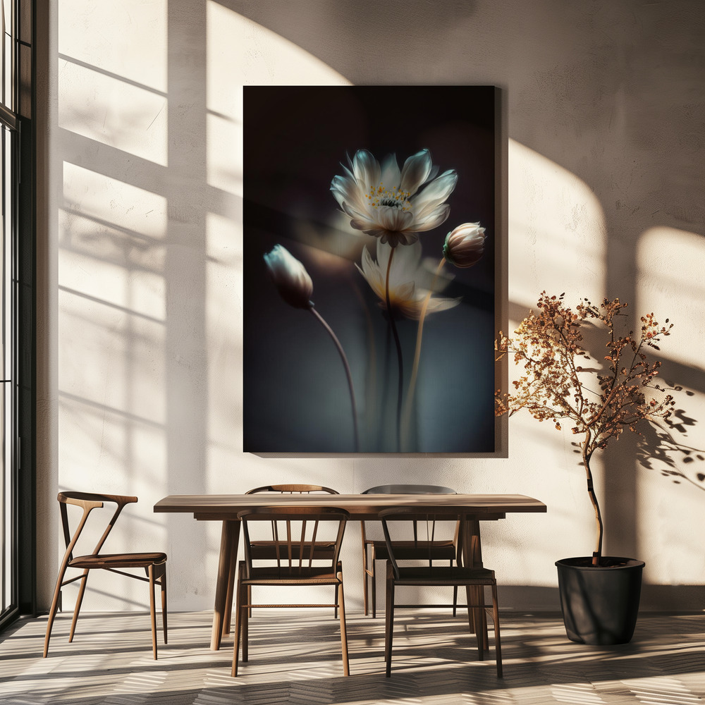 Canvas print - Growing At Night over dining table