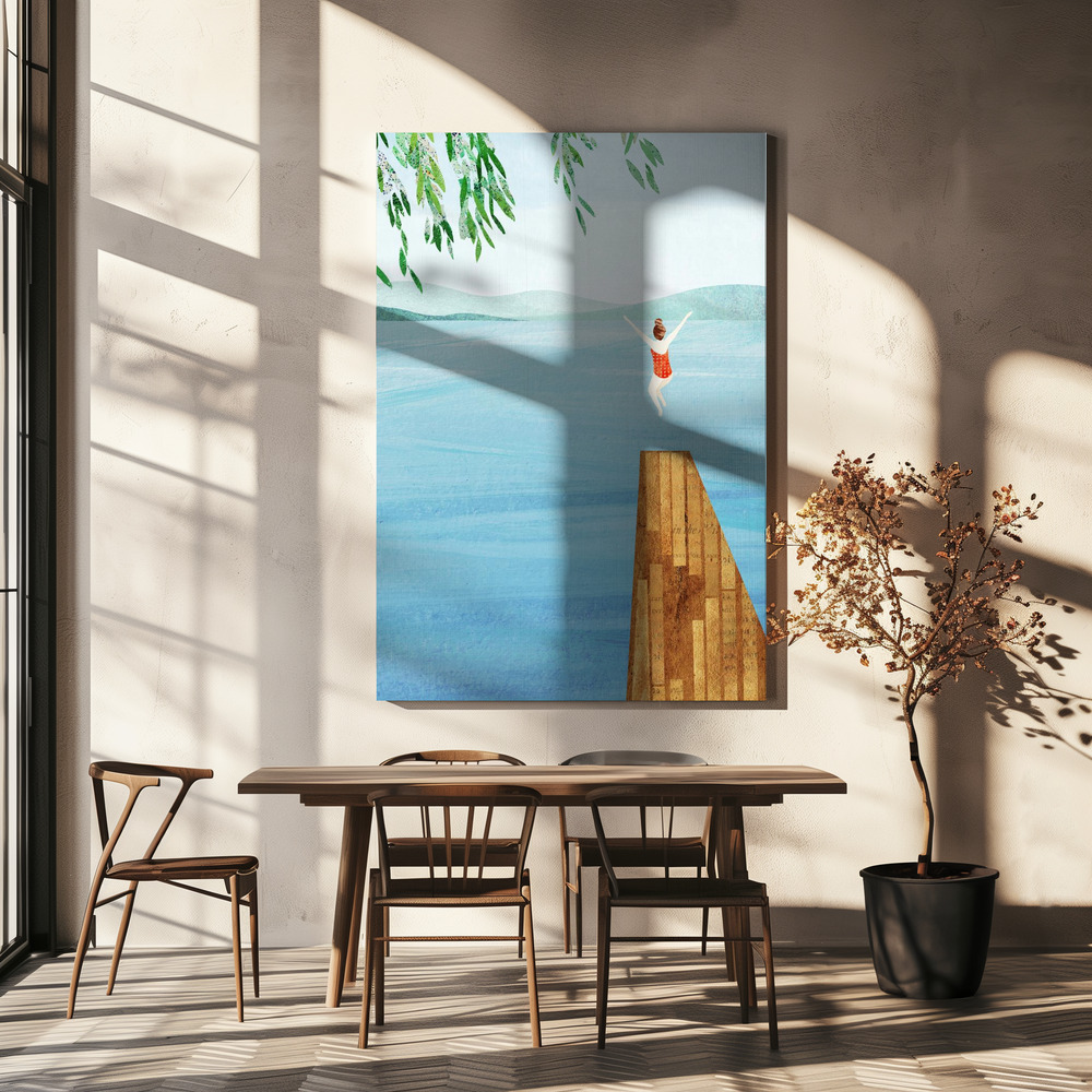 Canvas print - Wild over dining table