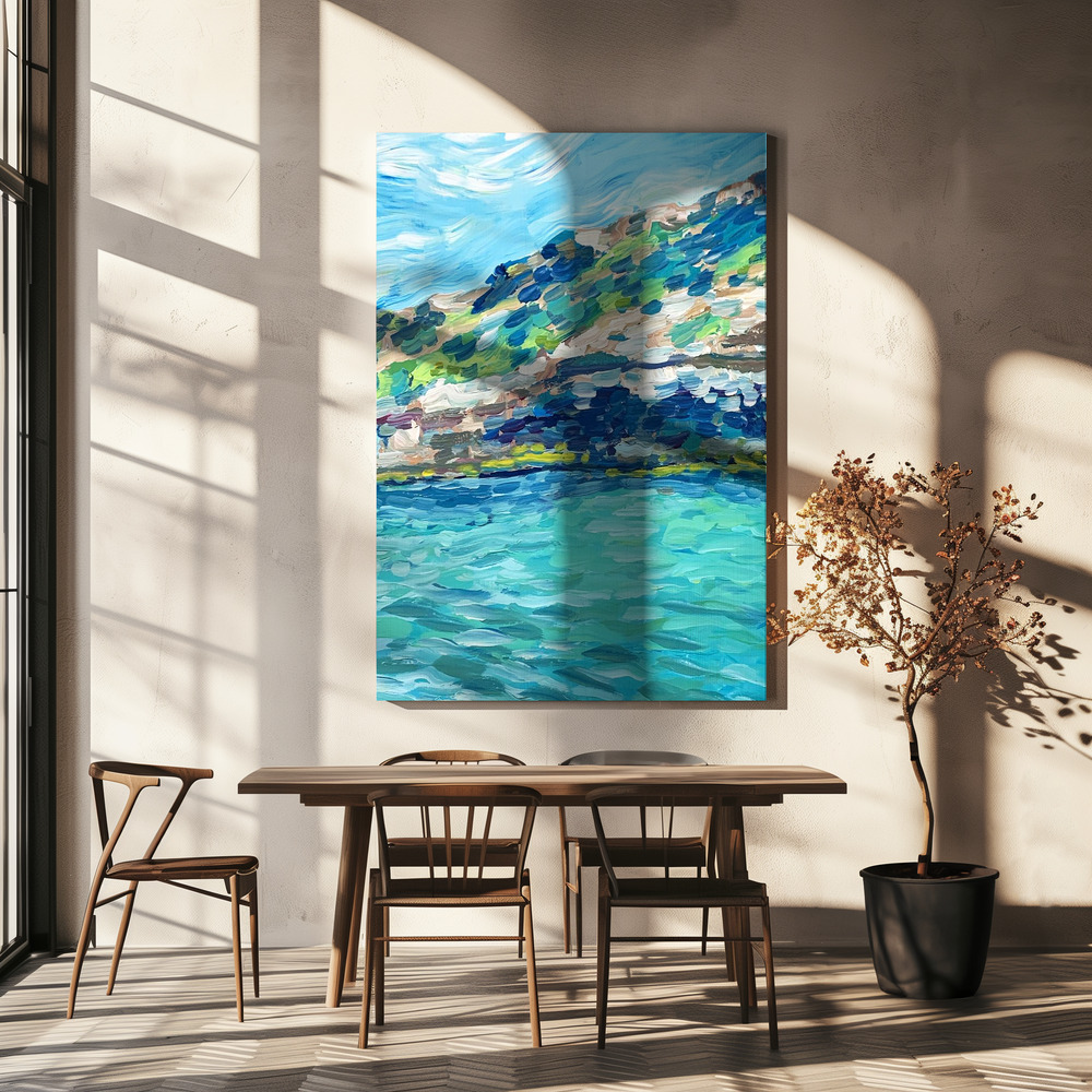 Canvas print - Palma over dining table