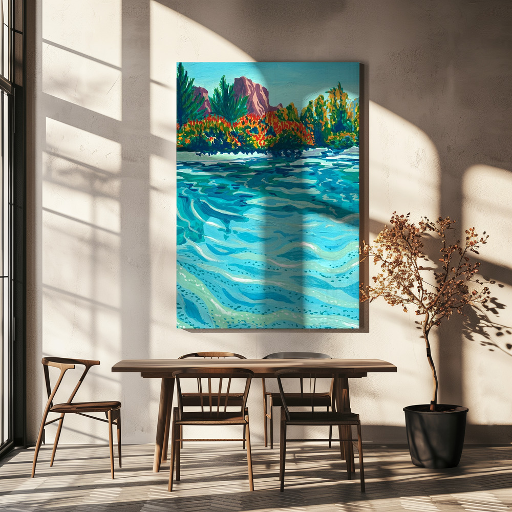 Canvas print - Sedona over dining table
