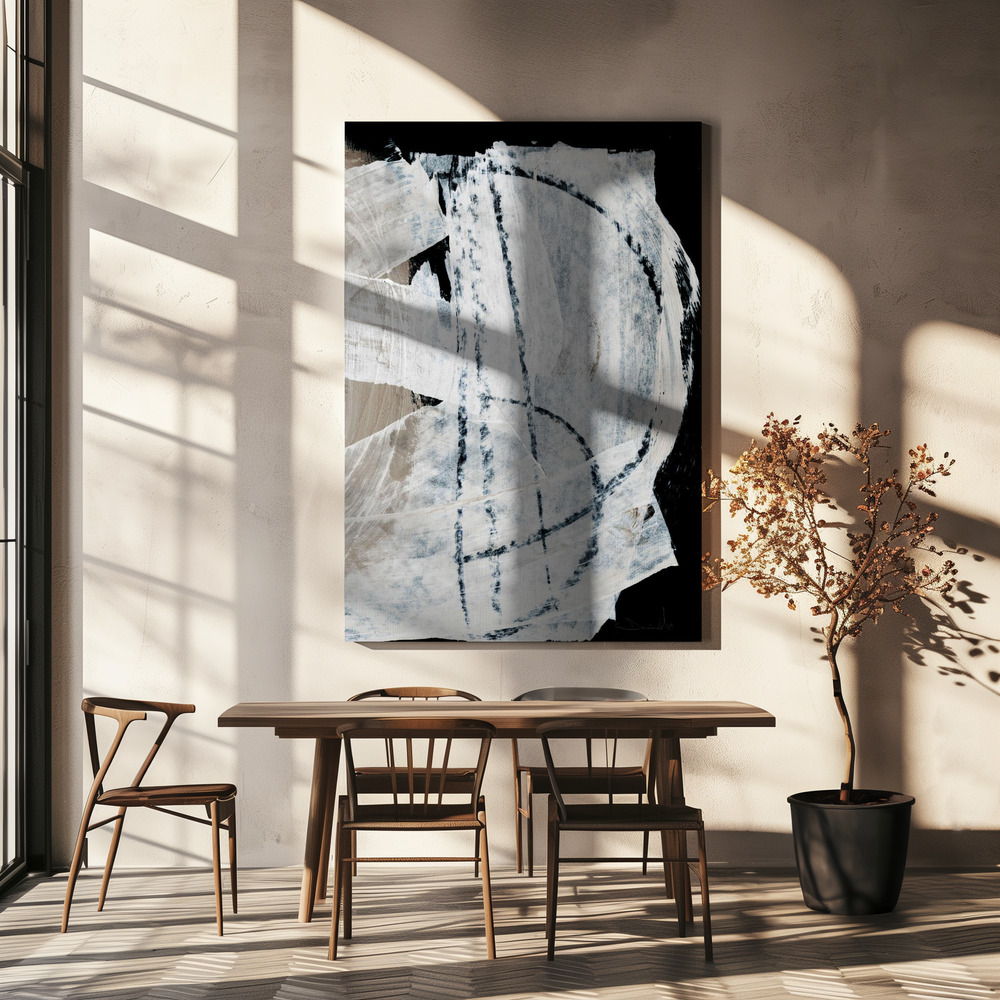Canvas print - Mind No2 over dining table