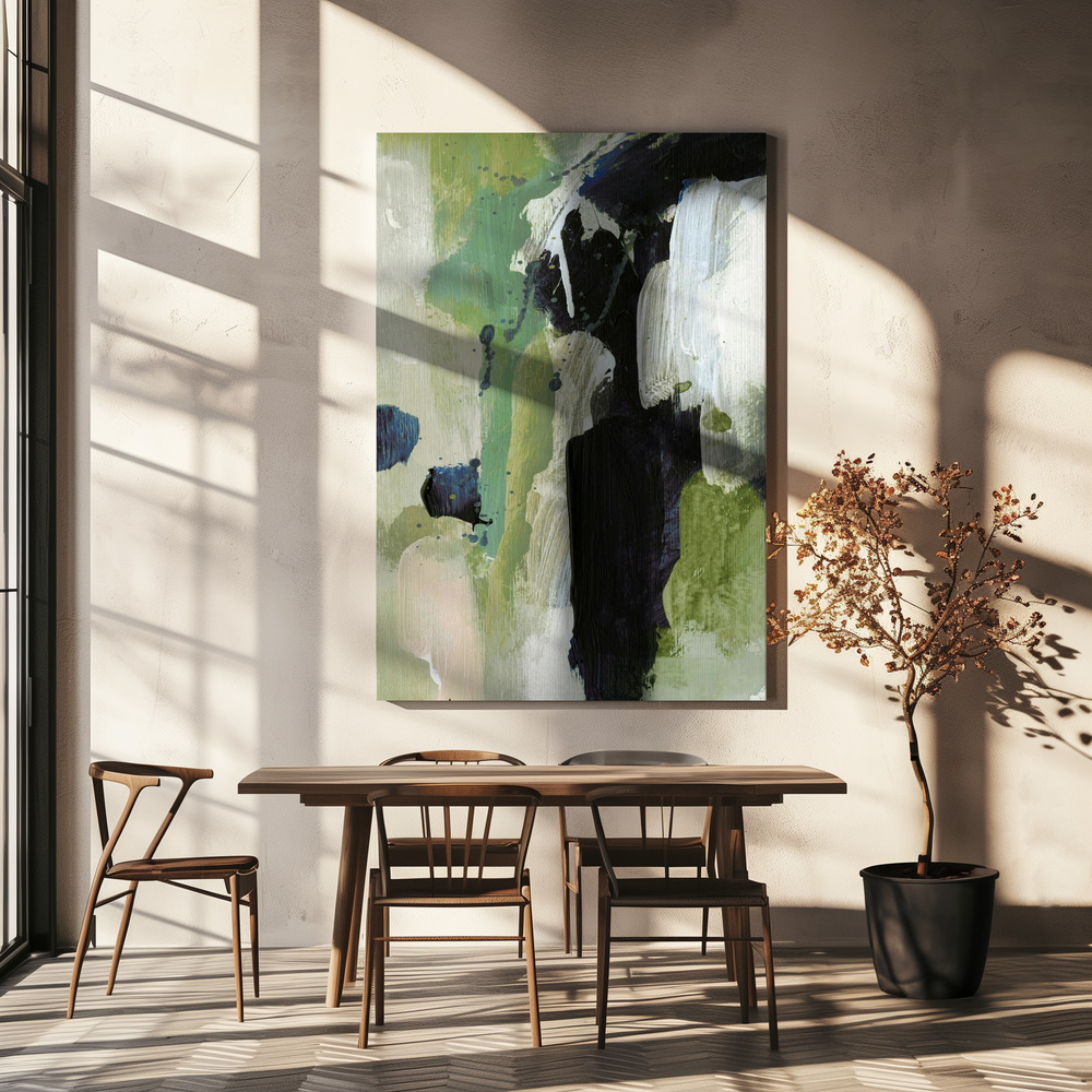 Canvas taulu - Waterfall ruokapöydän yli
