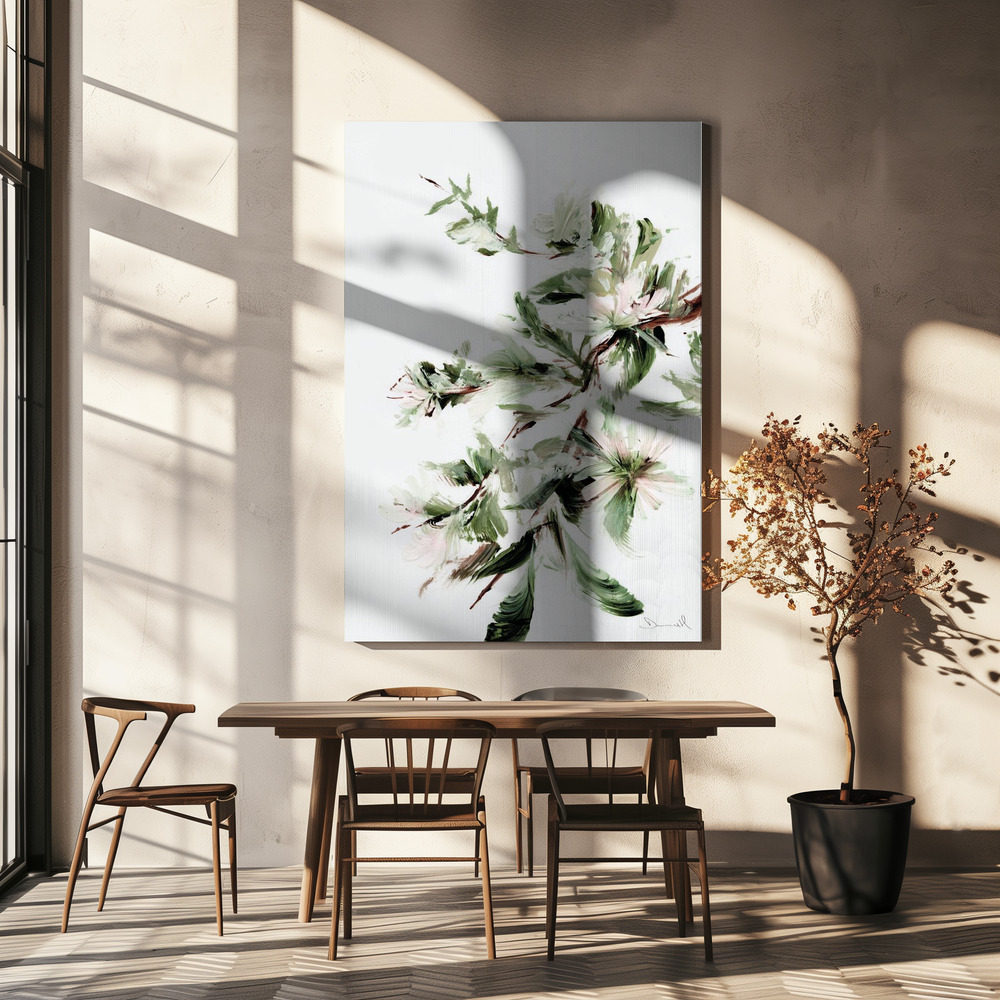 Canvas print - Bloom over dining table