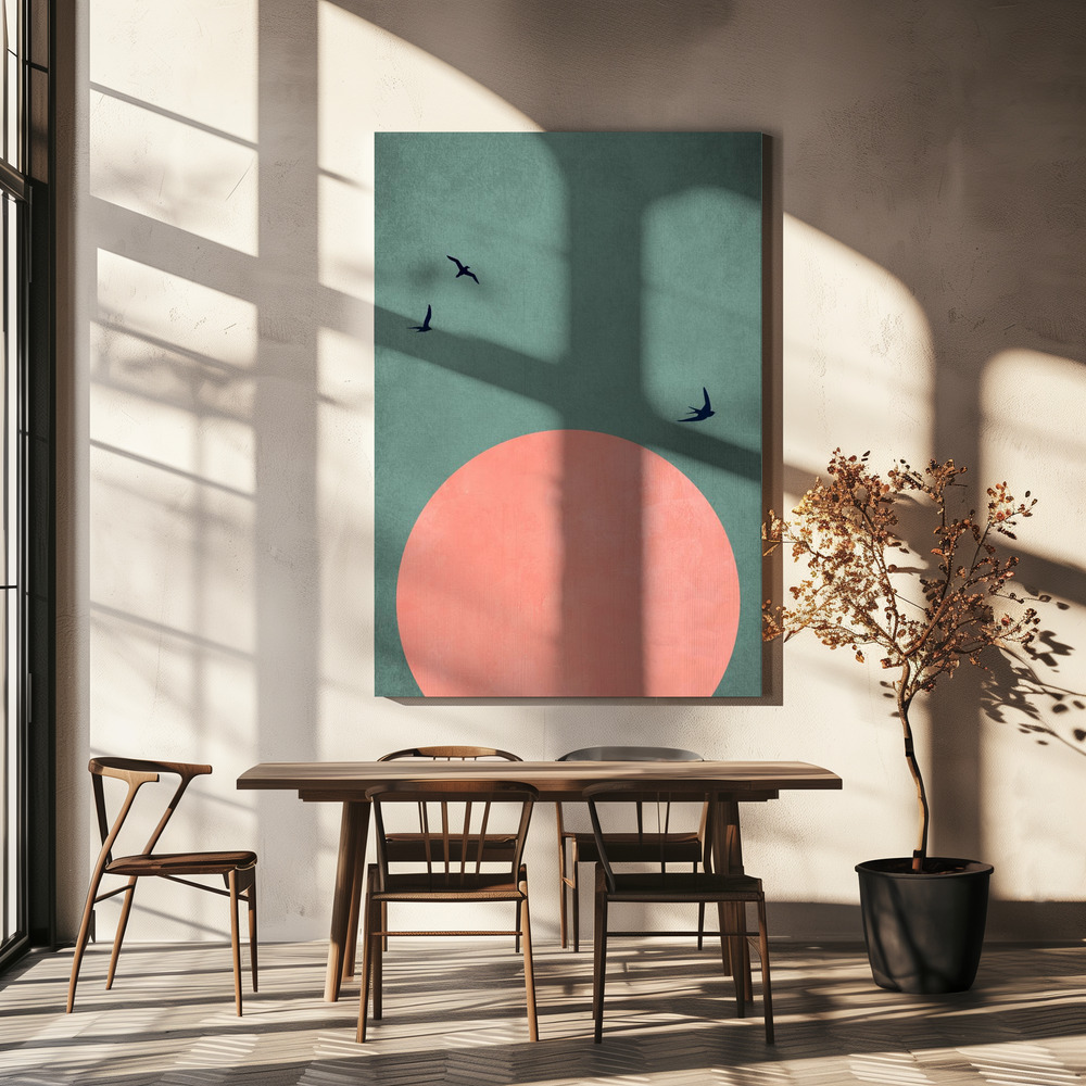 Canvas print - A Beautiful Day over dining table
