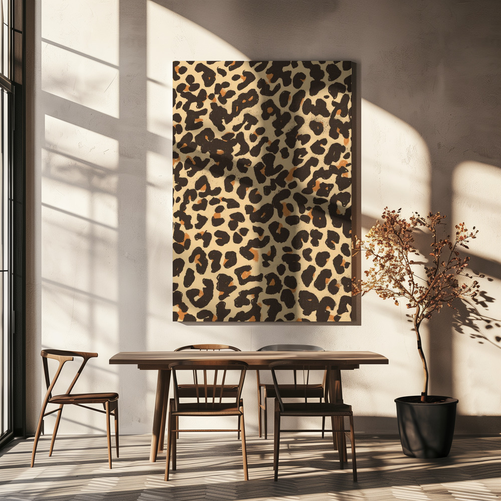 Canvas print - Just a Leo over dining table