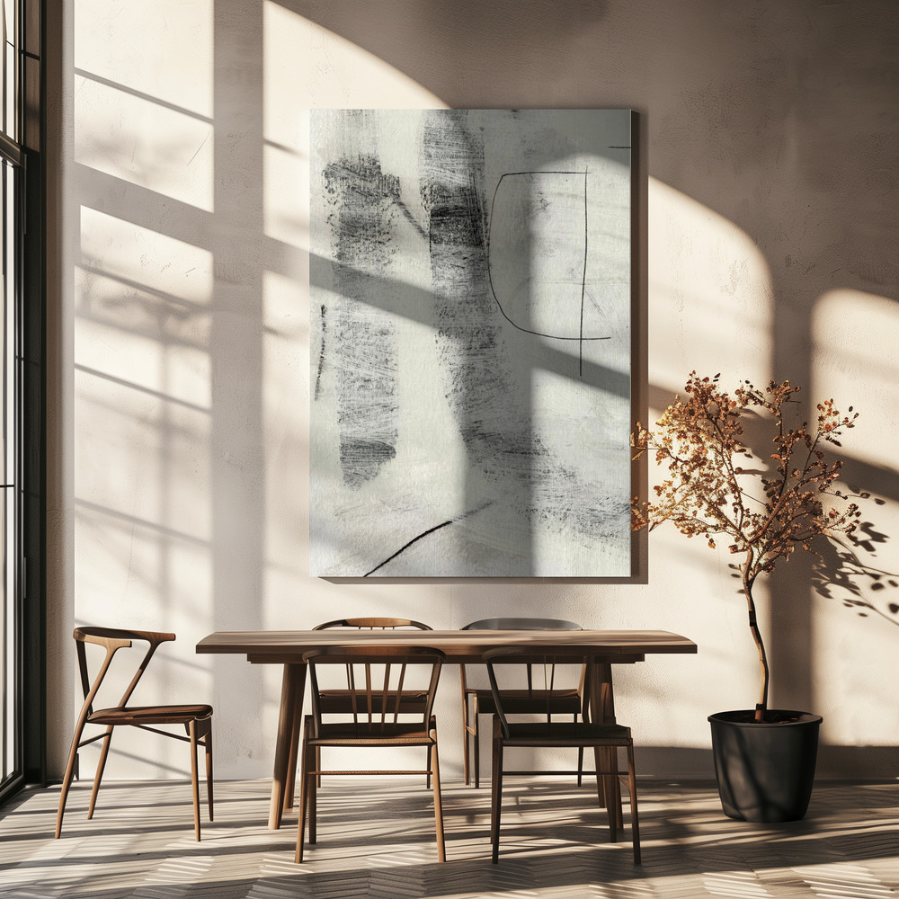 Canvas print - Real No1 over dining table