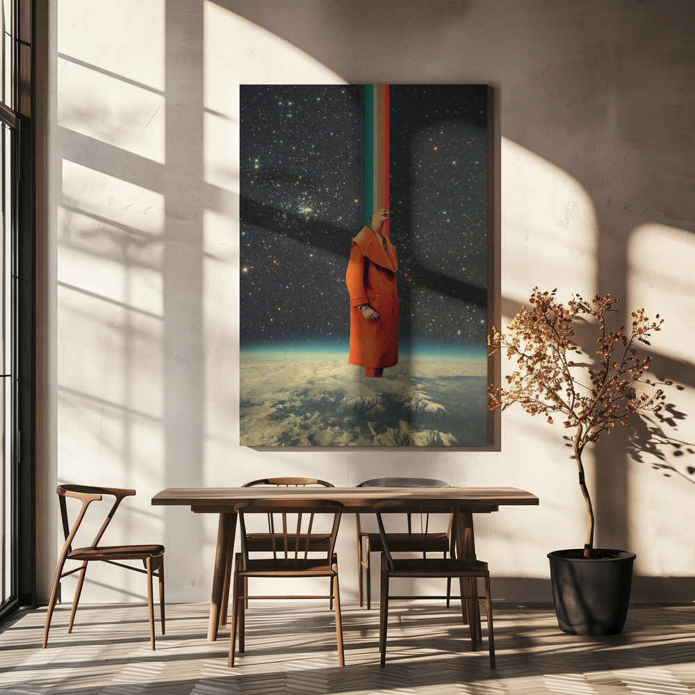 Stampe su tela - Spacecolor sopra il tavolo da pranzo