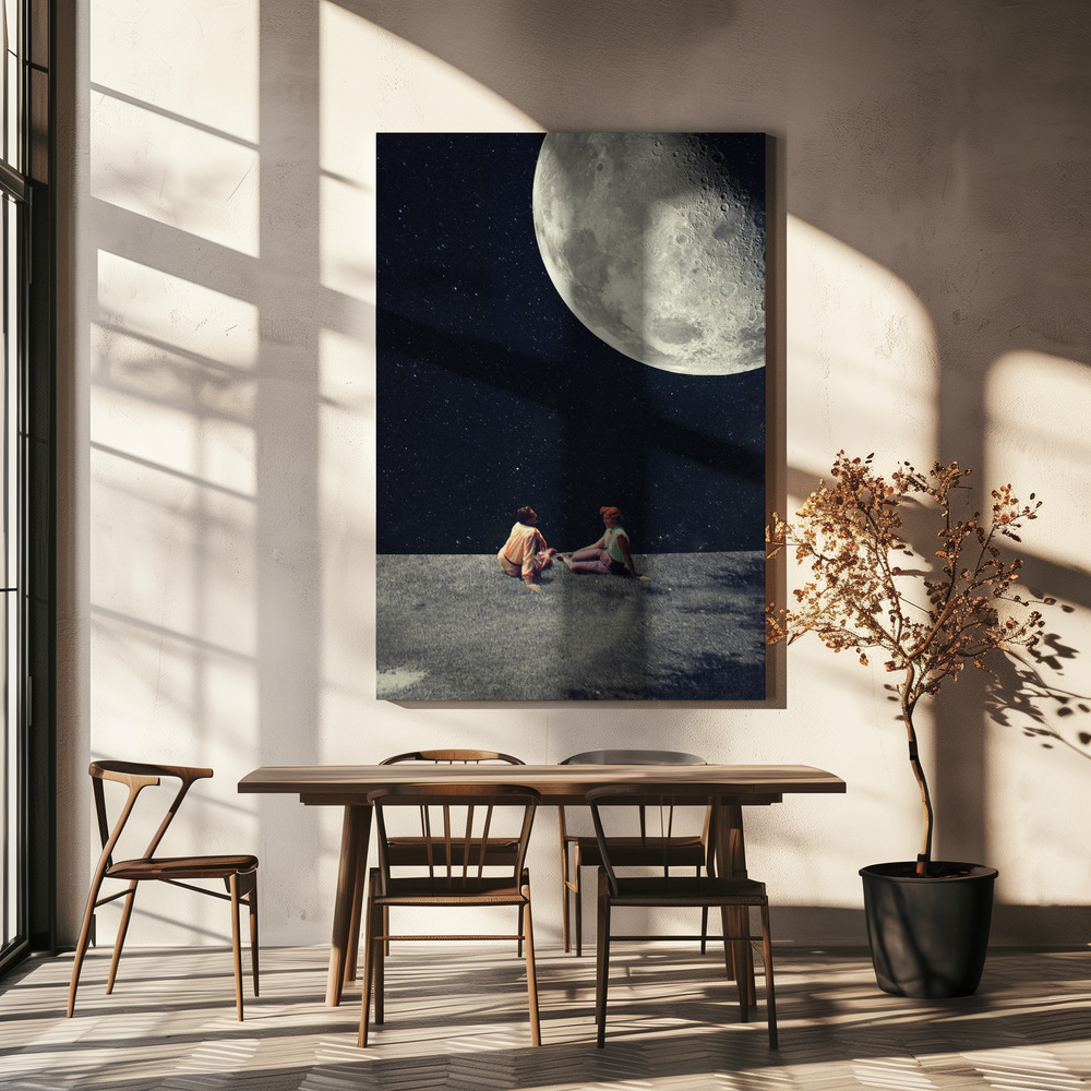 Stampe su tela - I Gave You the Moon for a Smile sopra il tavolo da pranzo