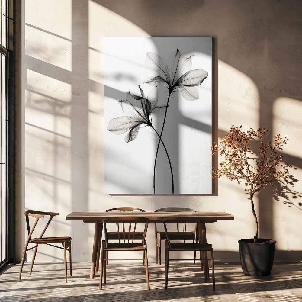 Canvas print - Transparent Botanic No 6 over dining table