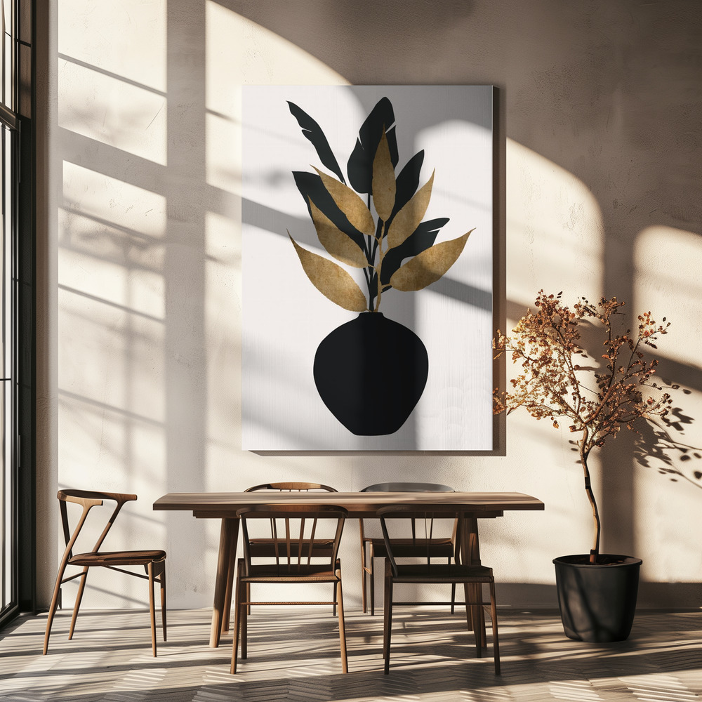 Lienzo - Bouquet No.5 sobre la mesa del comedor