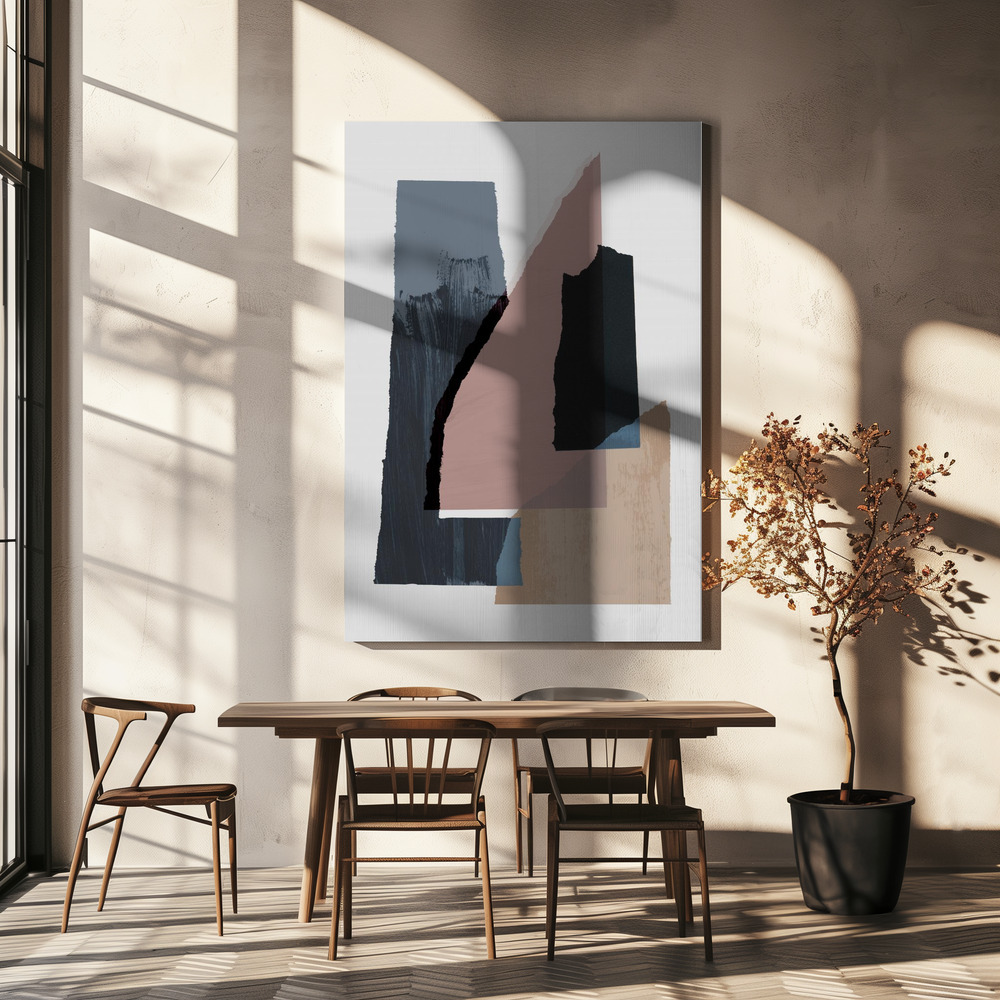 Canvas print - Pieces 2 over dining table