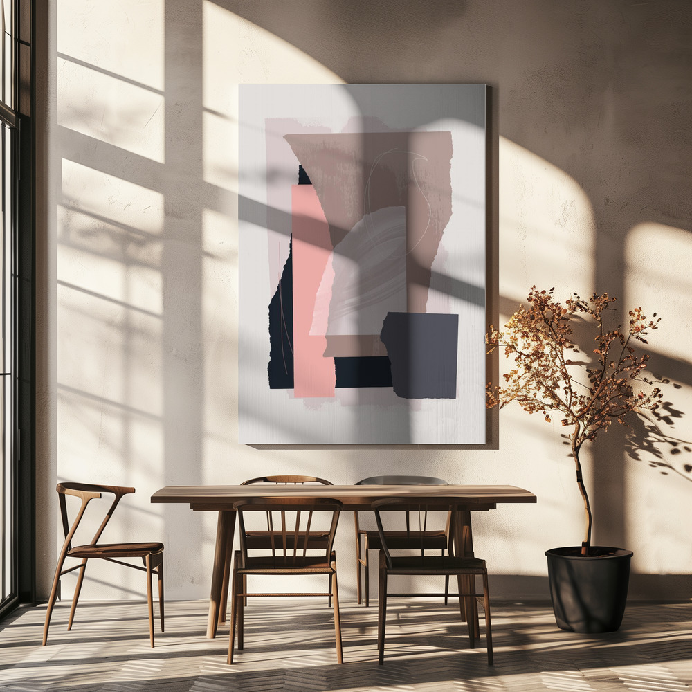 Canvas taulu - Pieces 15 ruokapöydän yli