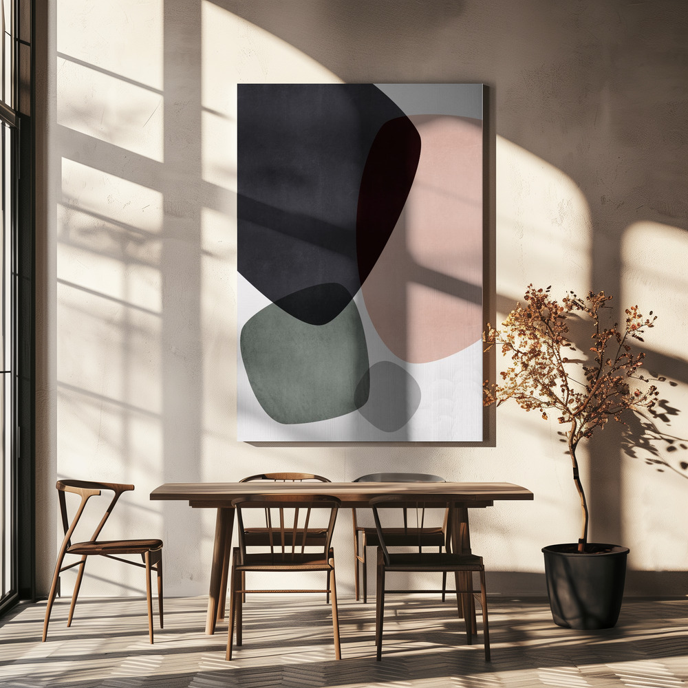 Canvas print - Graphic 205 over dining table