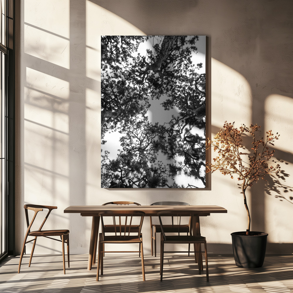 Canvas print - Japanese Garden 04 over dining table