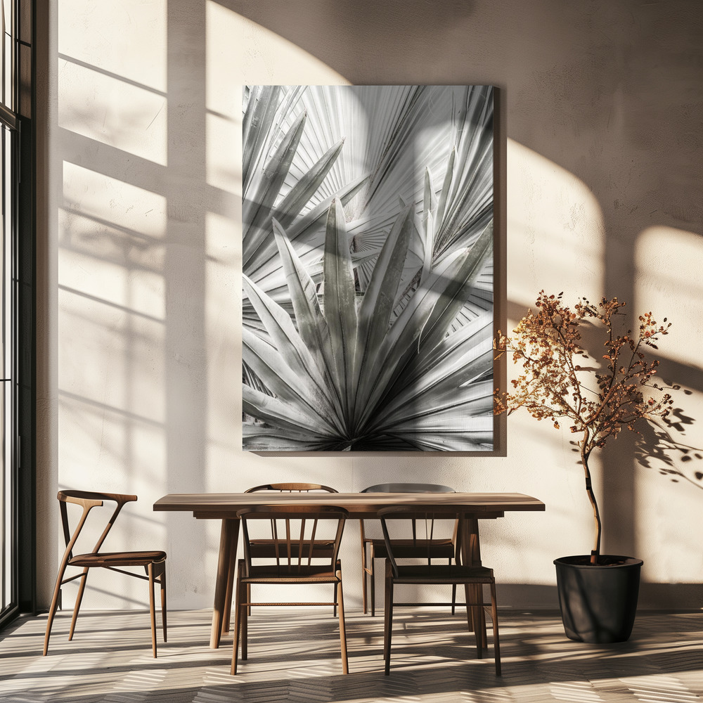 Canvas schilderi - Lala Palm boven eettafel