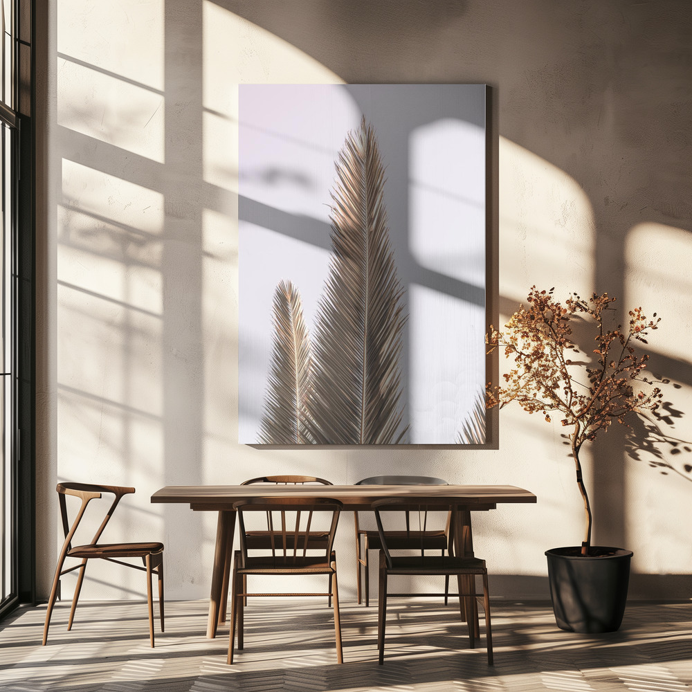 Canvas taulu - Phoenix Palm ruokapöydän yli