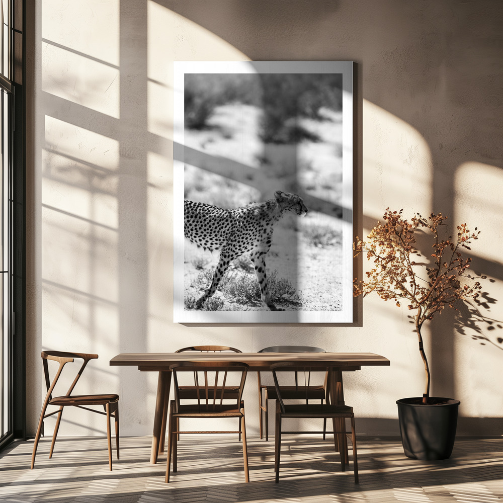 Canvas print - Safari Katjpg over dining table