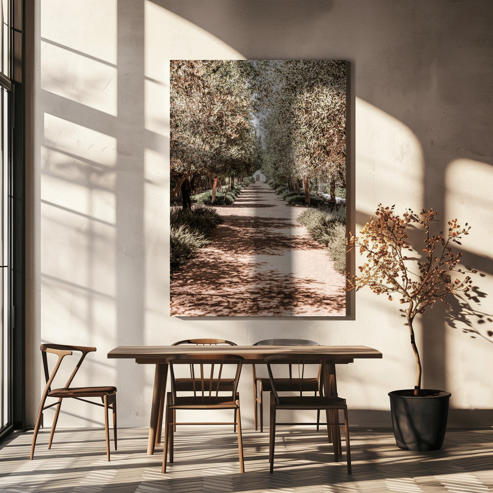 Canvas print - Secret Garden over dining table