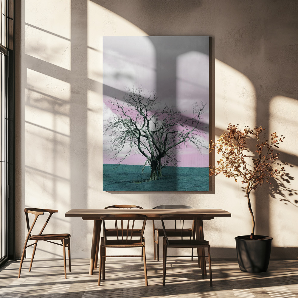 Canvas print - Suesscape 03 over dining table
