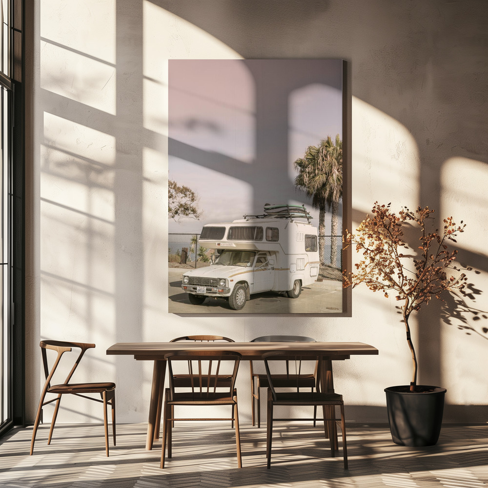 Canvas print - Surf Wagon over dining table