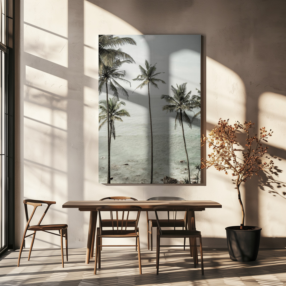 Leinwandbild - Tropical Dreams über dem Esstisch