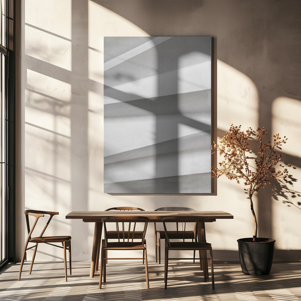Canvas print - Paper Studies 11 over dining table