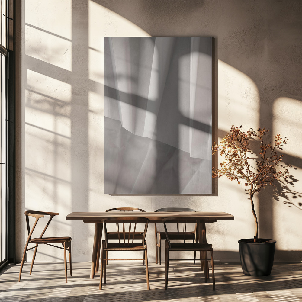 Canvas print - Paper Studies 14 over dining table