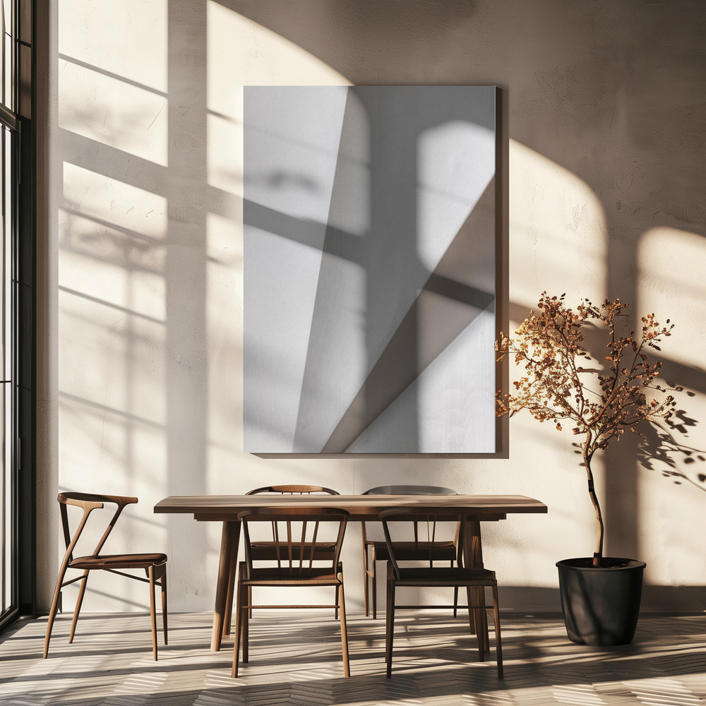 Canvas print - Paper Studies 20 over dining table