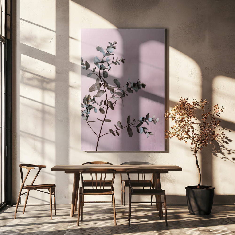 Canvas print - Eucalyptus 12 over dining table