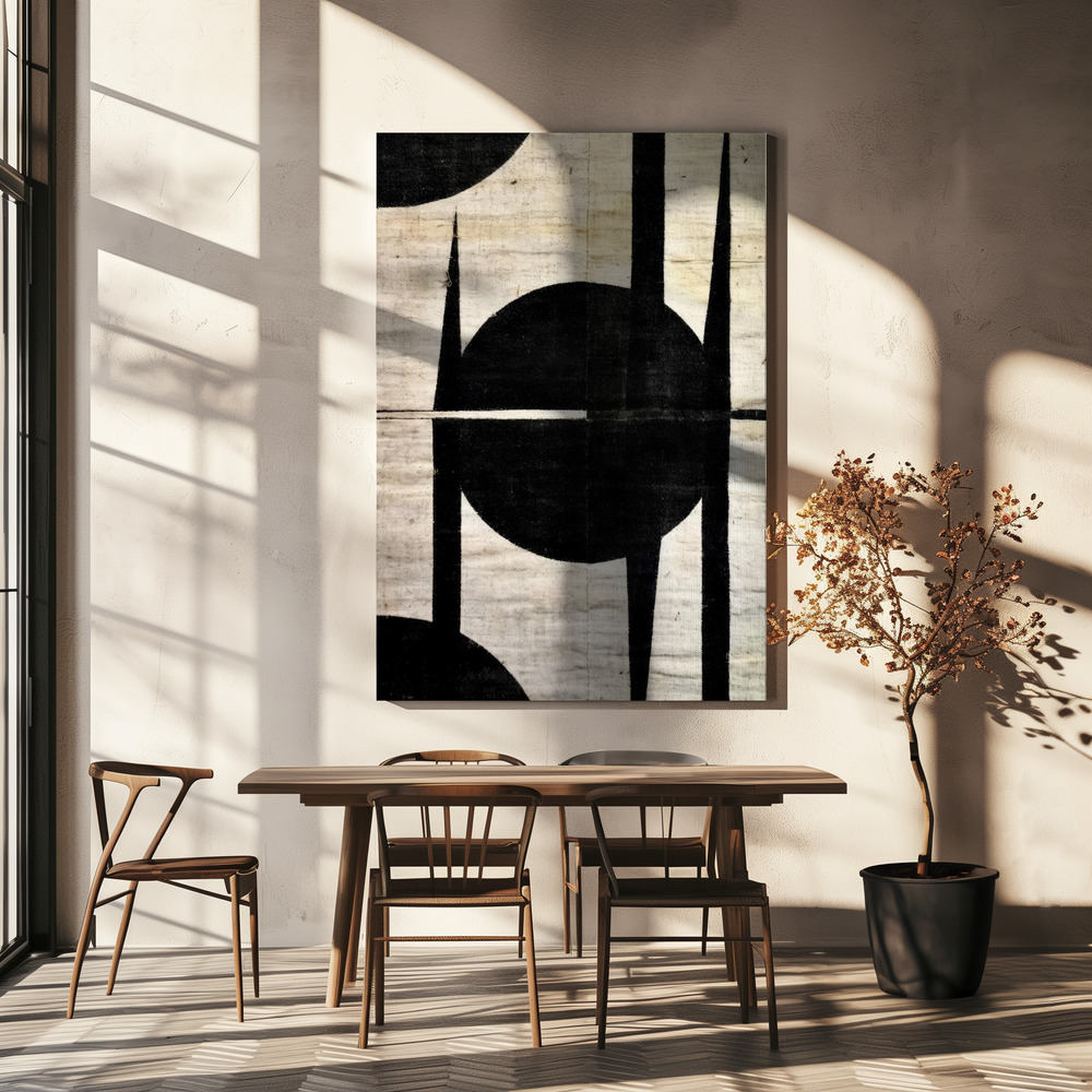 Canvas print - Fixed Circle over dining table