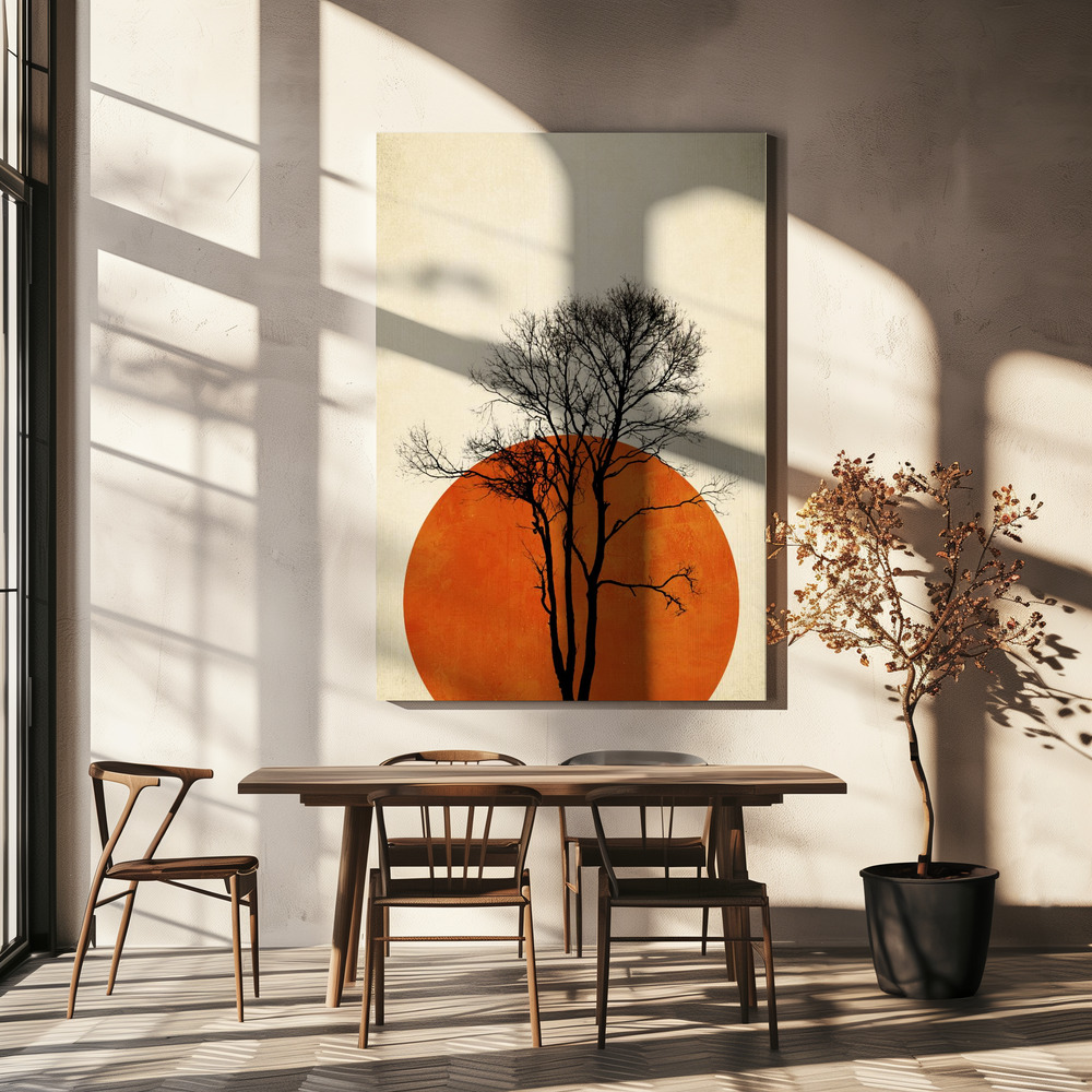Canvas schilderi - In the Wilderness boven eettafel