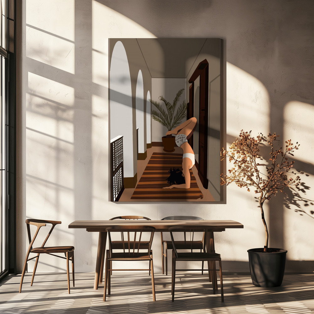 Canvas print - Balance in Motion over dining table