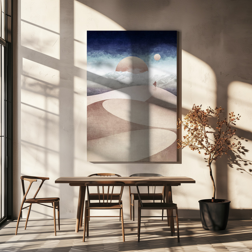 Canvas print - Desert Dreamscape over dining table